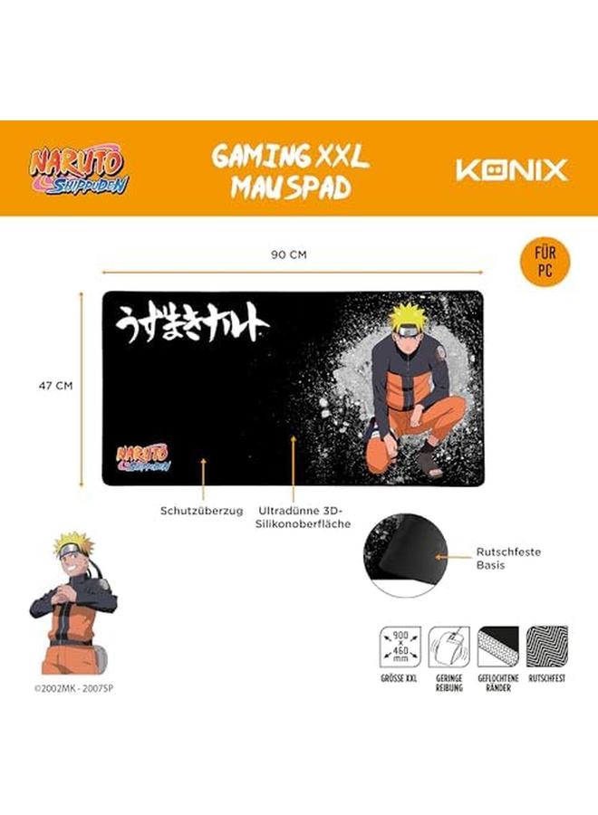 KONIX Naruto Xxl Mousepad Black - Image 3