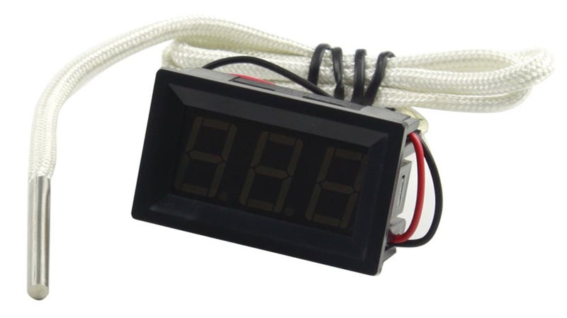 UCTRONICS -30-800 Degree Centigrade Digital Temperature Meter Blue LED Display K-Type Thermocouple Temp Sensor 2-Wires Reverse Polarity Protection with Black Case - Image 2