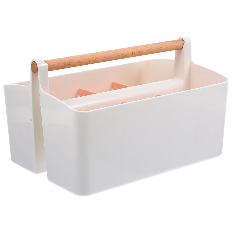 Handheld Storage Box Versatile Stationery Cosmetics Storage Box Multi-grid Sundries Organizer - Image 1
