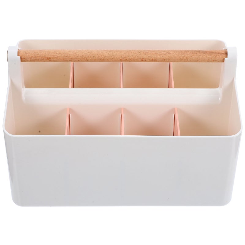 Handheld Storage Box Versatile Stationery Cosmetics Storage Box Multi-grid Sundries Organizer - Image 4