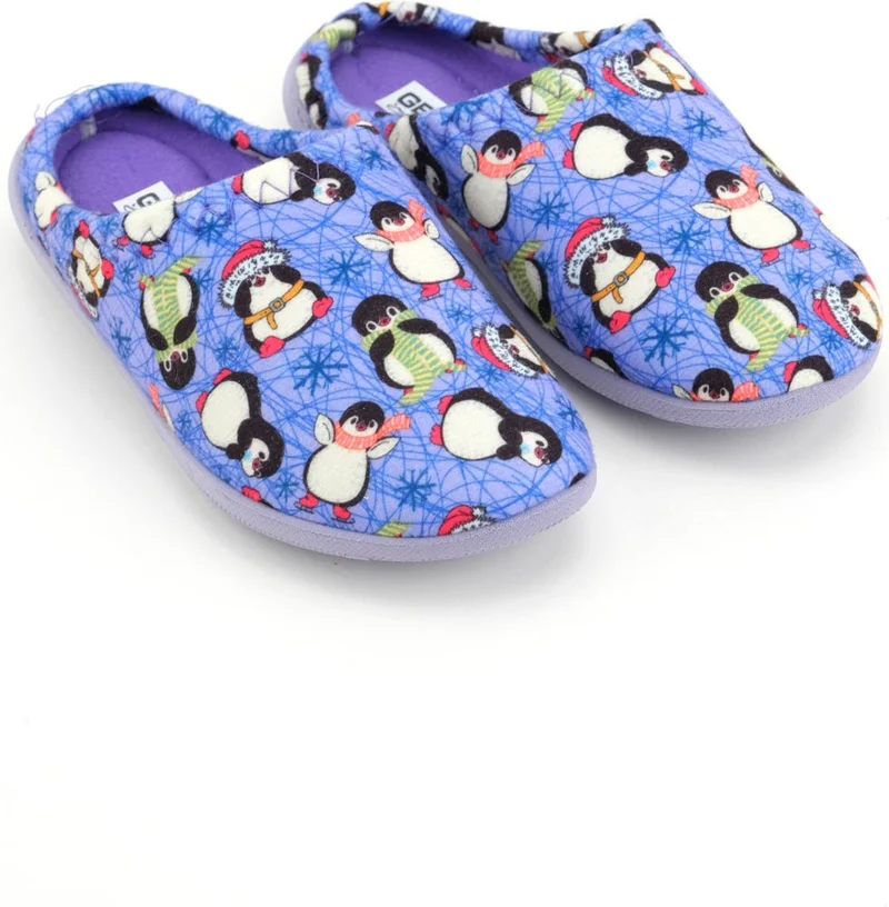 Gezer Girls Winter Comfortable Sole Home Garden Gondola Slippers