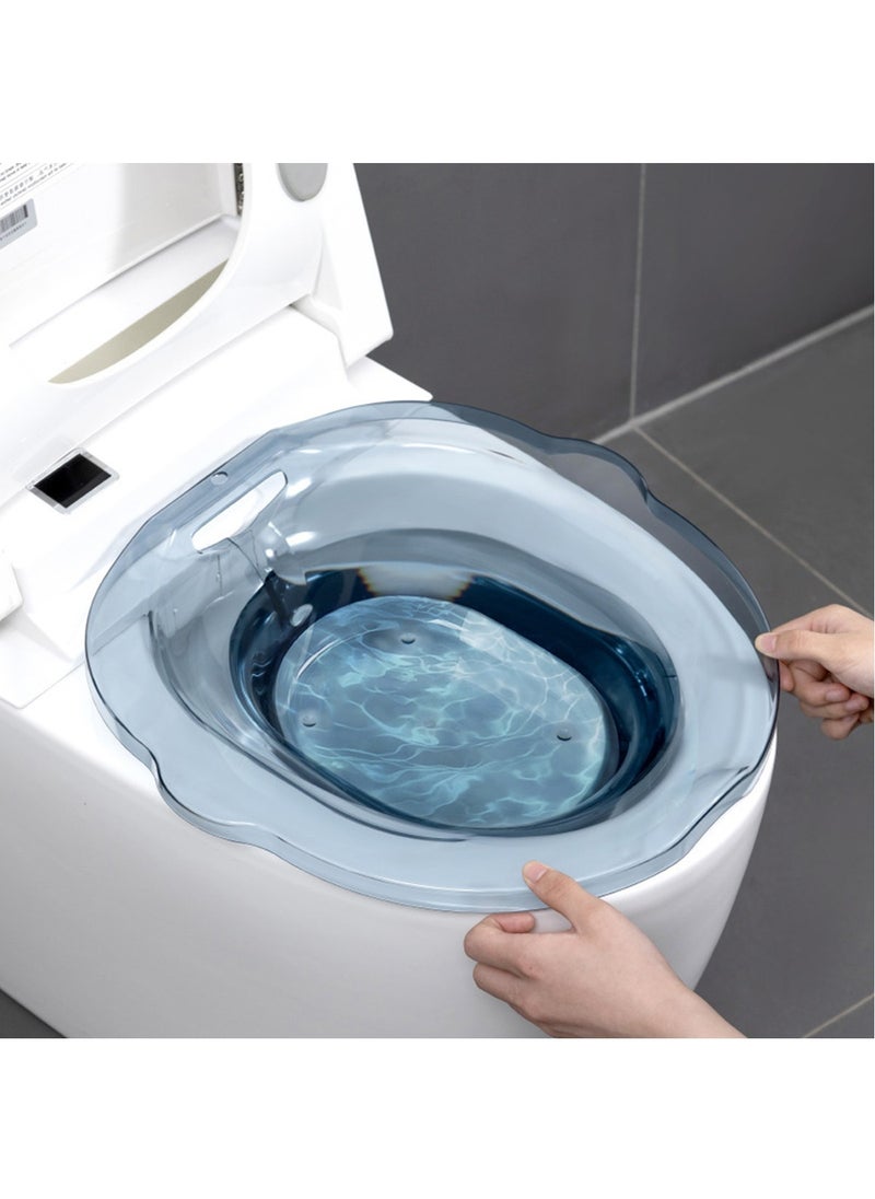 Sitz Bath for Toilet Seat, Steam Seat, Wide Seat, Anti Overflow Easy to Store, Reusable Deeper Bowl Hip Bath, Sitz Bath Tub for Elderly Women Men, Blue - pzsku/ZBEF6CFD2CA019573D296Z/45/_/1718174849/5989a733-f51e-4e99-94ce-3f6956640958