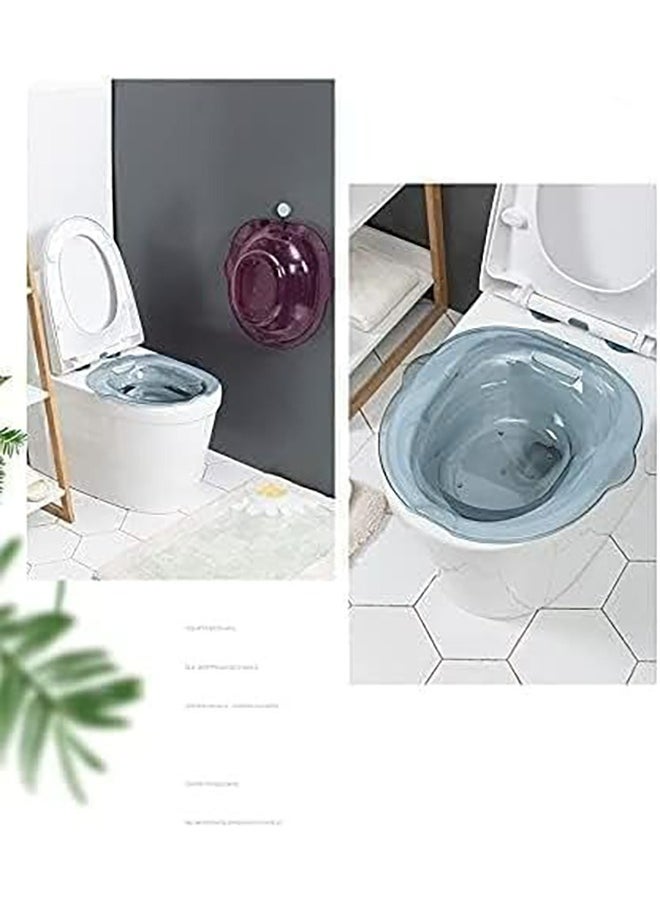 Sitz Bath for Toilet Seat, Steam Seat, Wide Seat, Anti Overflow Easy to Store, Reusable Deeper Bowl Hip Bath, Sitz Bath Tub for Elderly Women Men, Blue - pzsku/ZBEF6CFD2CA019573D296Z/45/_/1718174890/126e6113-6cbf-4c5c-8e2a-cd2d3f0fb8b0