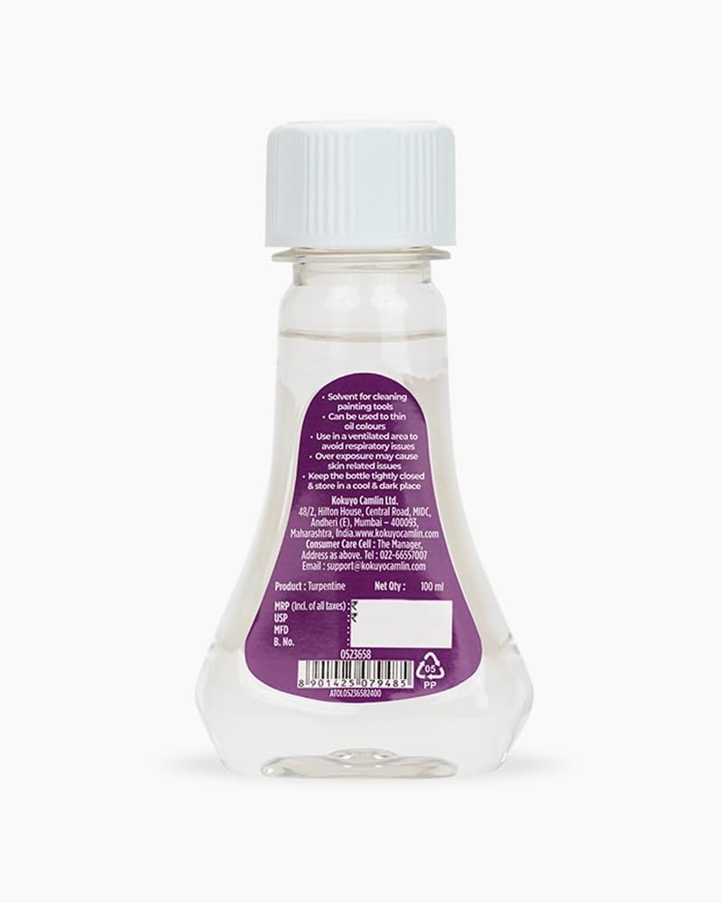 Camlin Distilled Turpentine 100ml 523658 - Image 3