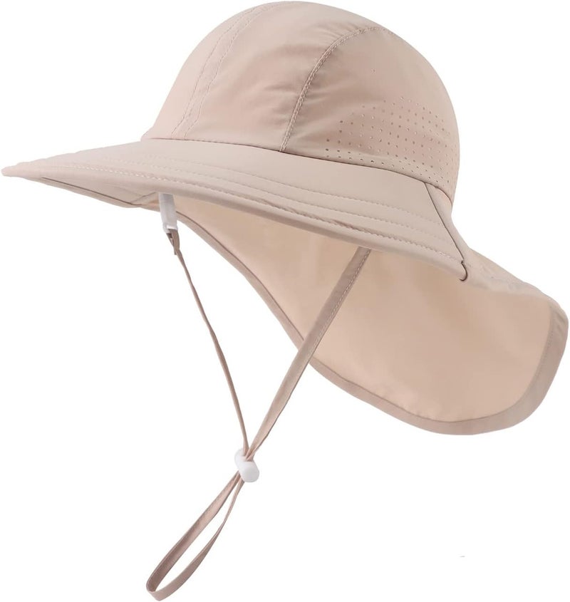 Yuoahcn Baby Dinosaur Sun Hat Toddler Boys Beach Hats Breather Quick Dry Kids Bucket Cap UV Protection Swim Hat for Girl 0-4Y - Image 1
