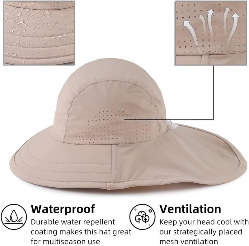 Yuoahcn Baby Dinosaur Sun Hat Toddler Boys Beach Hats Breather Quick Dry Kids Bucket Cap UV Protection Swim Hat for Girl 0-4Y - Image 3