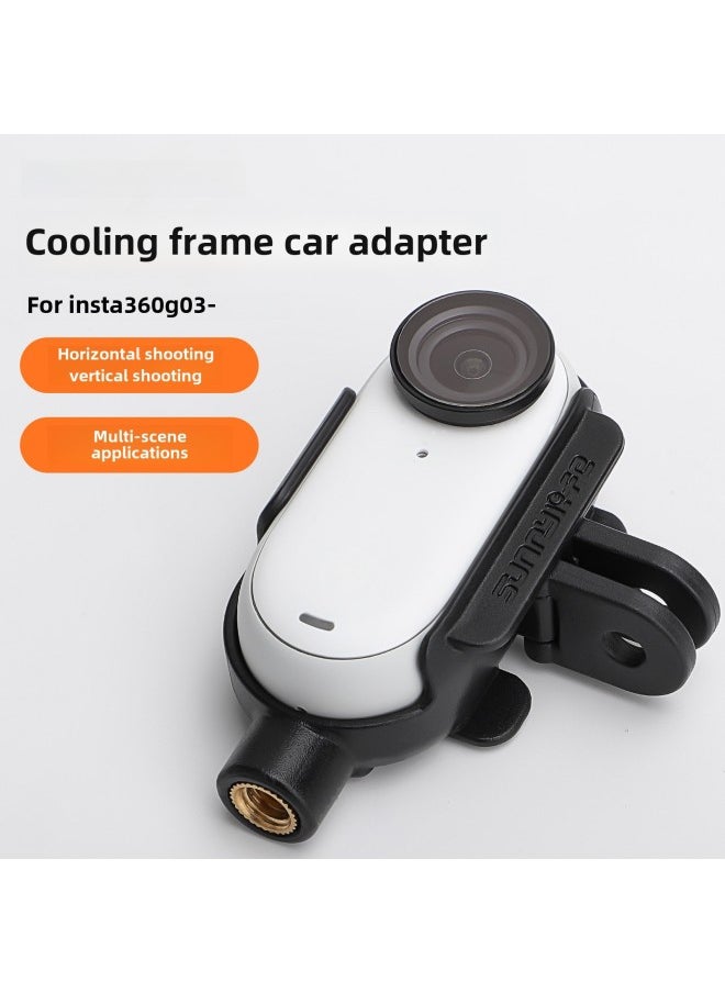 ماركة غير محددة - Sunnylife قابل للتطبيق Shadow Stone Insta360 GO 3 إطار كاميرا الإبهام توسيع الملحقات سريعة الإصدار - اللون: دعامة تعليق للرقبة المغناطيسية - Image 1
