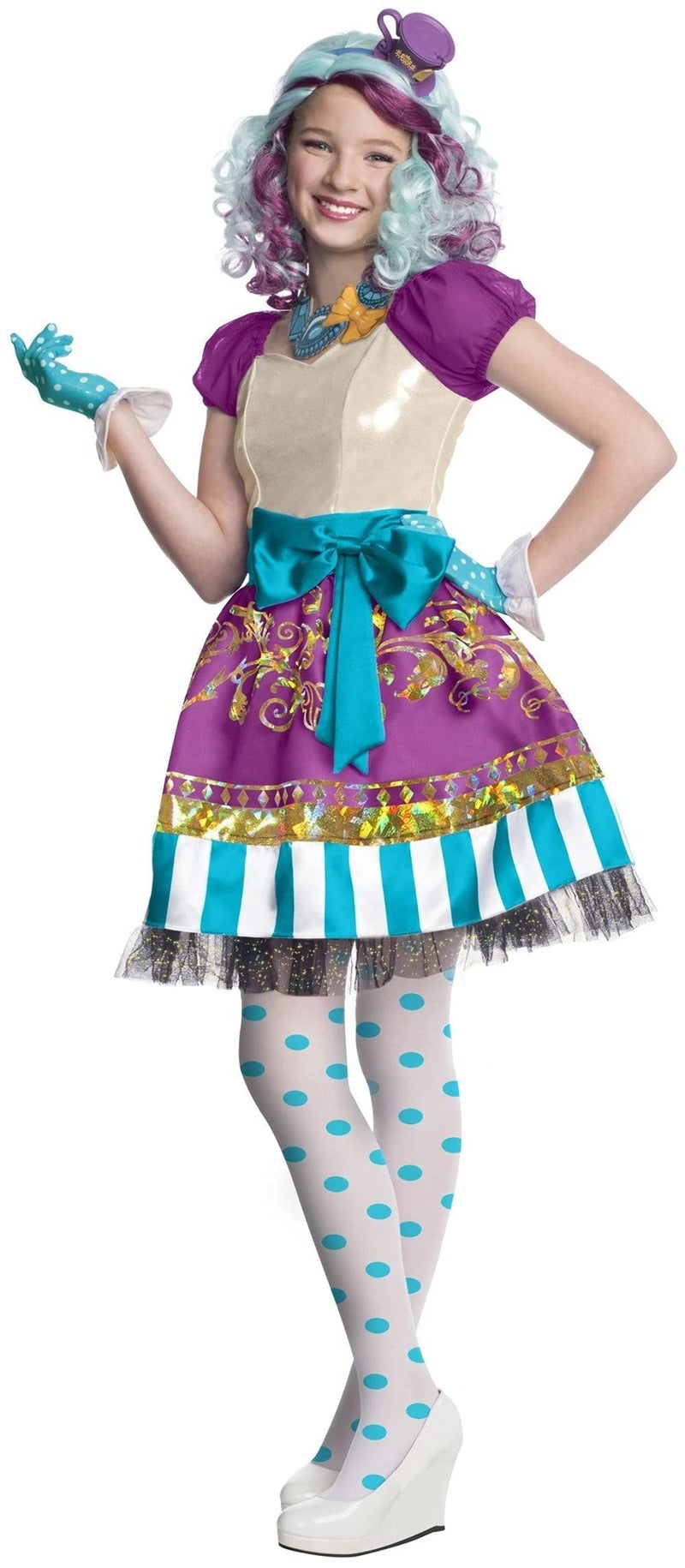 Rubies Ever After High Child Madeline Hatter Costume, Child Large - Image 4