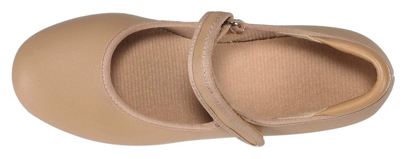 Linodes Patent Easy Strap Tap Shoe for Girls and Boys (Toddler/Little Kid/Big Kid)-Brown-1.5M-Little Kid - Image 5