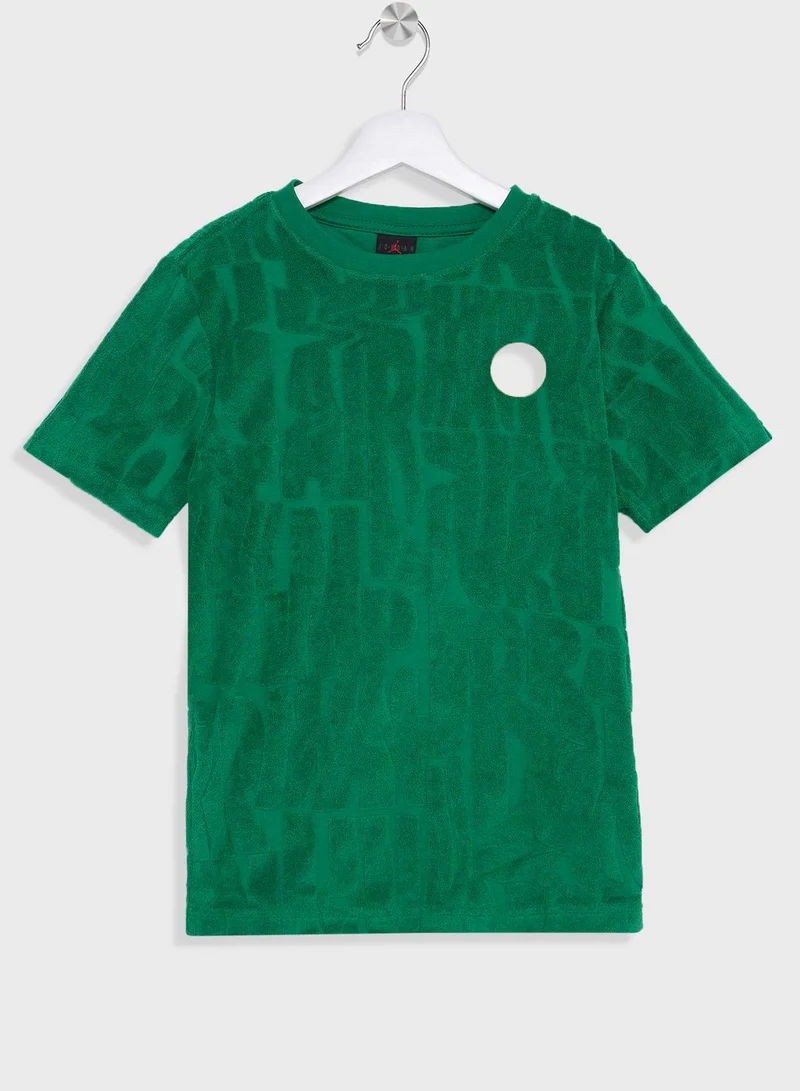 Jordan Youth Cool Down All Over Printed Terry T-Shirt
