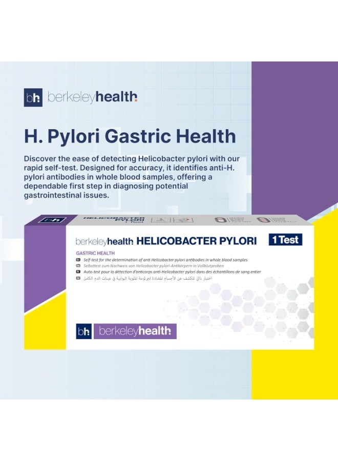 Berkeley health Helicobacter Pylori Rapid Home Self-Test - Image 5