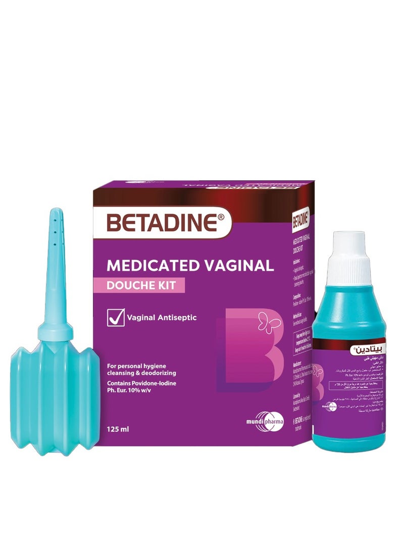 Betadine Medicated Douch Kit 125ml