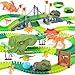 BEMITON Dinosaur Toys Race Car Track Create a Dinosaur World Road Race Flexible Dinosaur Track Toys Set Christmas Birthday Gifts for 3 4 5 6 7 Years Old Boys Girls Kids - Image 4