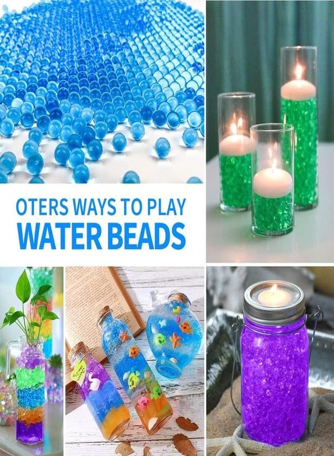 COOLCOLD Gel Blaster Refill Ammo – Approx 100,000 Rounds of 7-8mm Non-Toxic Water Beads for Gel Guns – Safe for Adults 15+ – Transparent Green Gel Bullets – Also Ideal as Home Decor Vase - Image 4