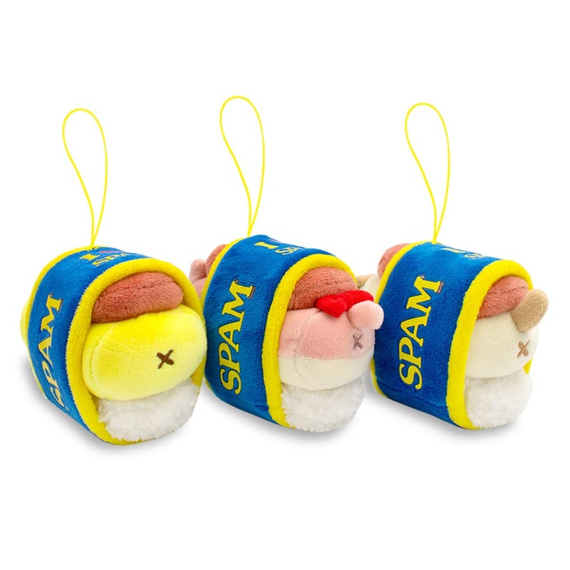 Anirollz Stuffed Animal Plush Keychain - Official SPAM Musubi Plush Toy |Soft  Squishy  Warm  Cute  Comfort  Safe| Pillow with Chicken - Birthday Deco Graduation Gift 4"" Chickiroll - Image 3