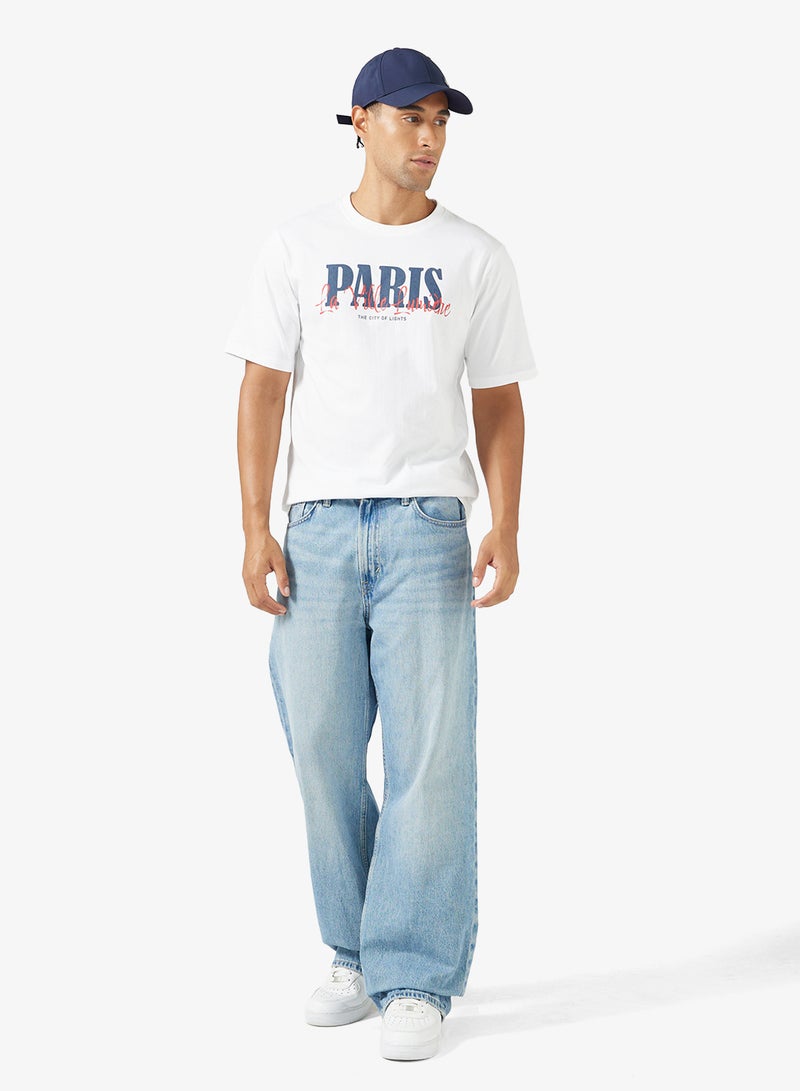 Seventy Five Graphic Print Regular Fit T-Shirt - Image 4