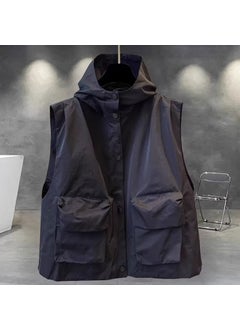 Unisex Casual Hooded Vest Spring Autumn Trendy Khaki - pzsku/ZBEF7964246BD7826DC53Z/45/_/1732185756/5257f1b4-a43e-4bd2-a2a8-bfaefb568839