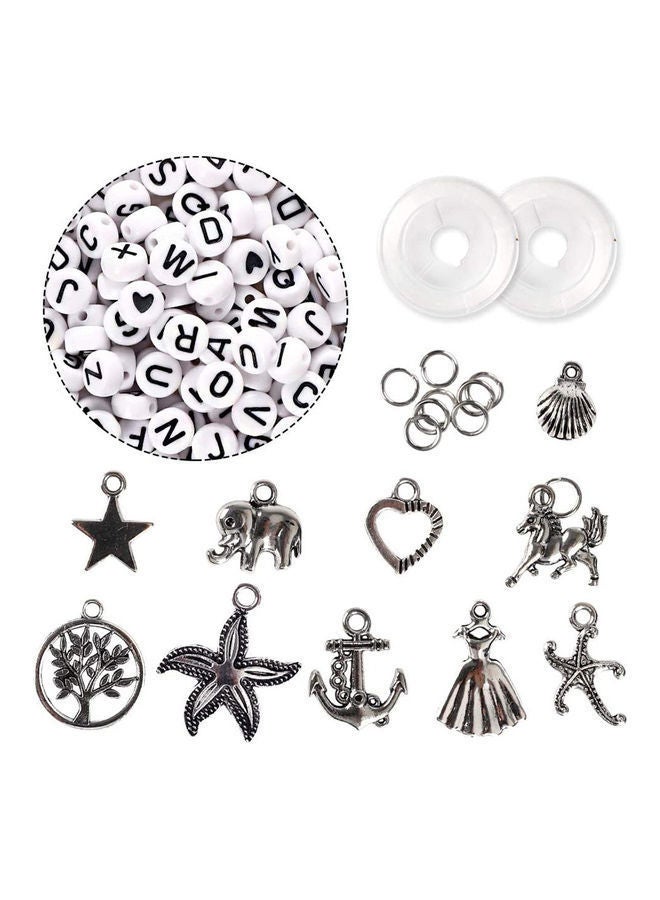 نيبمينينت مجموعة الحرف اليدوية من الخرز الزجاجي بحروف الأبجدية مكونة 35000 قطعة 20 x 14 6سم - Image 5