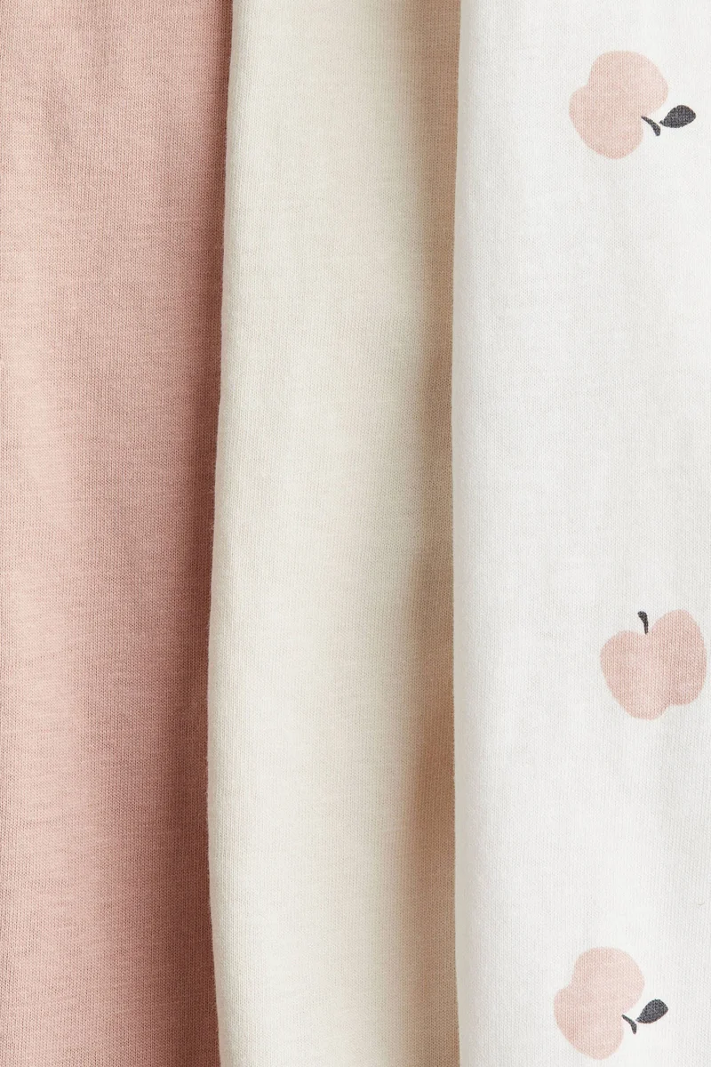 H&M 3-pack cotton pyjamas