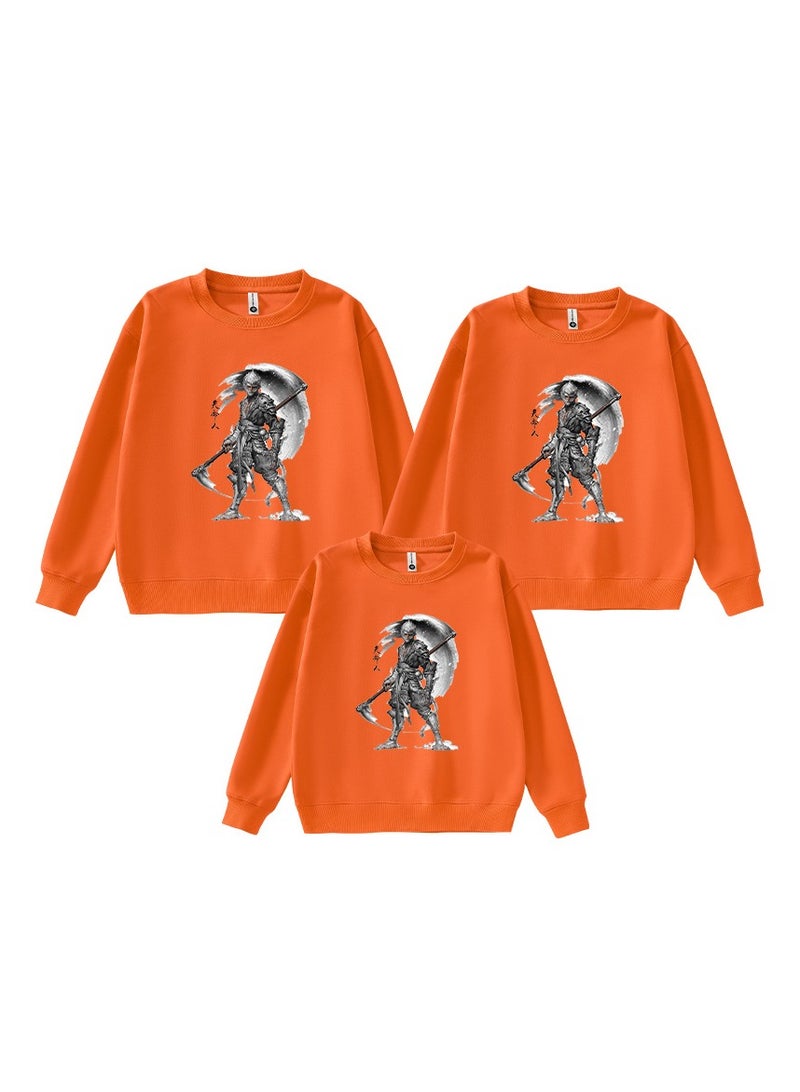 MQD Black Myth Wukong Printed Parent Child Hoodie 