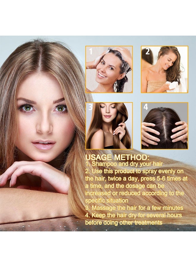 EELHOE Biotin Hair Growth Serum, Hair Essential Spray, Biotin Thickening Herbal Serum, Anti Hair Loss Serum For Hair Growth And Hair Loss, Hair Regrowth For Thicker Longer Fuller Hair - Image 3