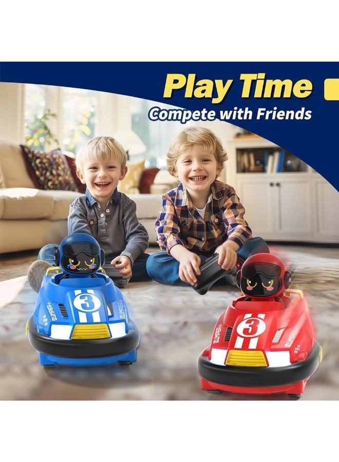 TOY GARDEN Pop-Up RC Battle Cars – Set of 2 Remote Control Stunt Cars with LED Lights, Sound & Eject Feature – Racing Toy Gift for Boys & Girls - Image 2