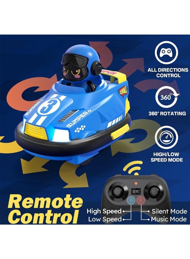 TOY GARDEN Pop-Up RC Battle Cars – Set of 2 Remote Control Stunt Cars with LED Lights, Sound & Eject Feature – Racing Toy Gift for Boys & Girls - Image 4
