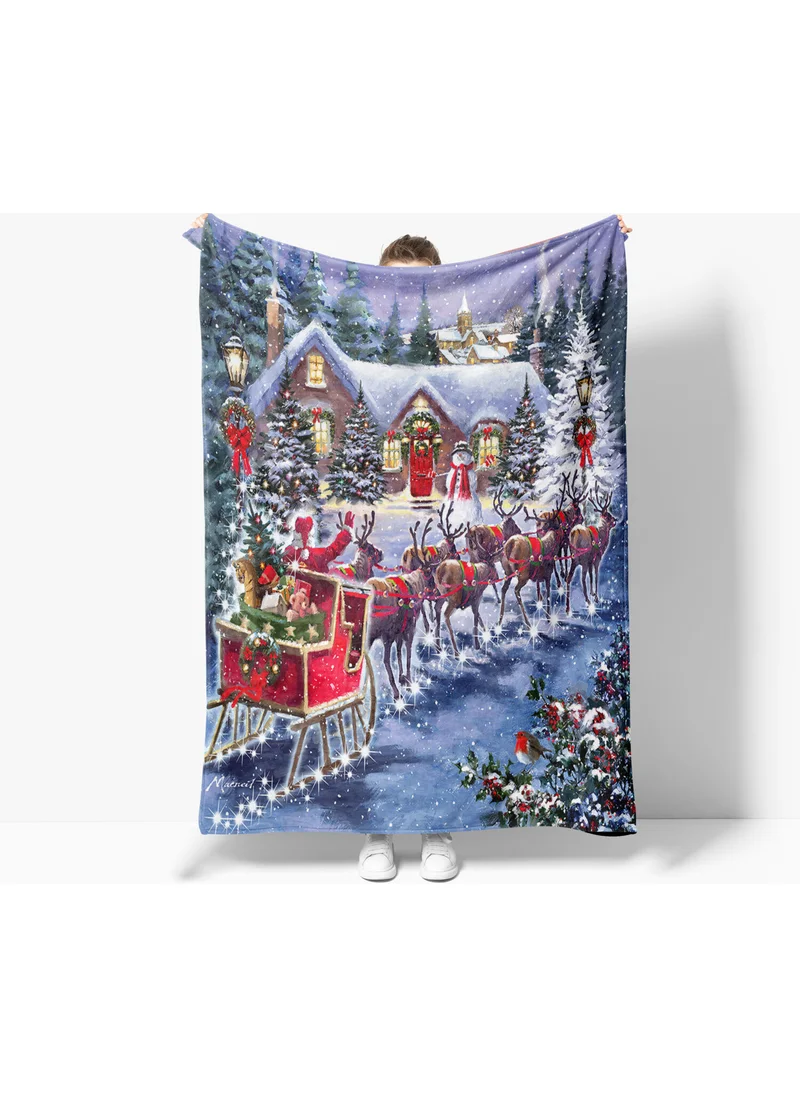 Eray Home Erays Home New Year & Christmas Patterned Polar TV Blanket