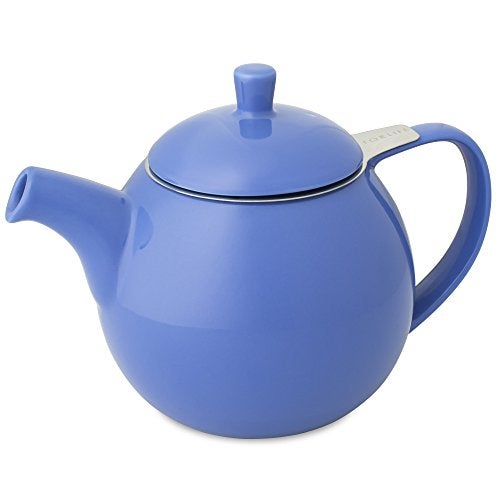 FORLIFE Curve Teapot with Infuser, 24-Ounce, Blue - Image 1