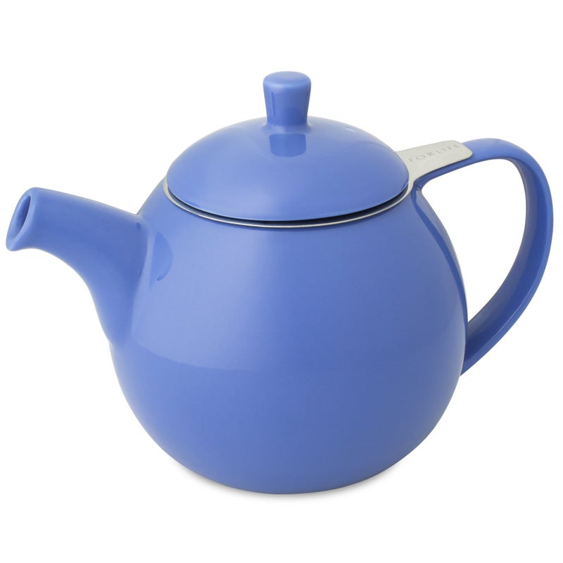 FORLIFE Curve Teapot with Infuser, 24-Ounce, Blue - Image 4