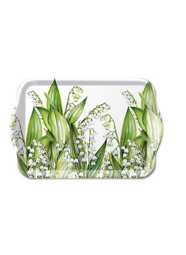Ambiente - Ambiente Melamine Tray Sweet Lily - 13X21cm - Image 1