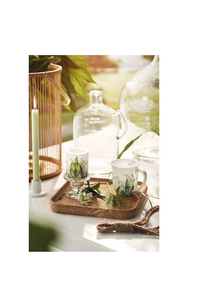 Ambiente - Ambiente Melamine Tray Sweet Lily - 13X21cm - Image 1