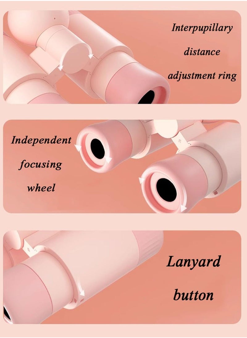 Generic Mini Binoculars Mini Binoculars for Adults 10X28 Mini Cute Portable Binoculars, Detachable for Both Binoculars and Monocular(Color:B)  - Image 5