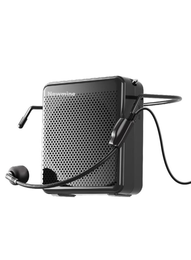 Newmine U-105 Mini Amplifier, Teacher-specific Bluetooth Speaker, Tour Guide Waist-mounted Microphone, Portable Megaphone, Classroom Teaching Handheld Loudspeaker, High Volume, Black - Image 5