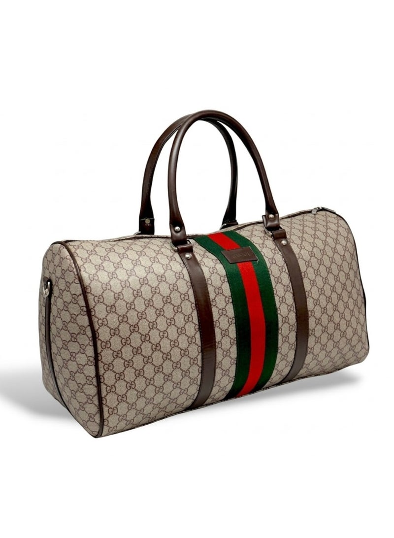 Classic Brown Duffel Bag
