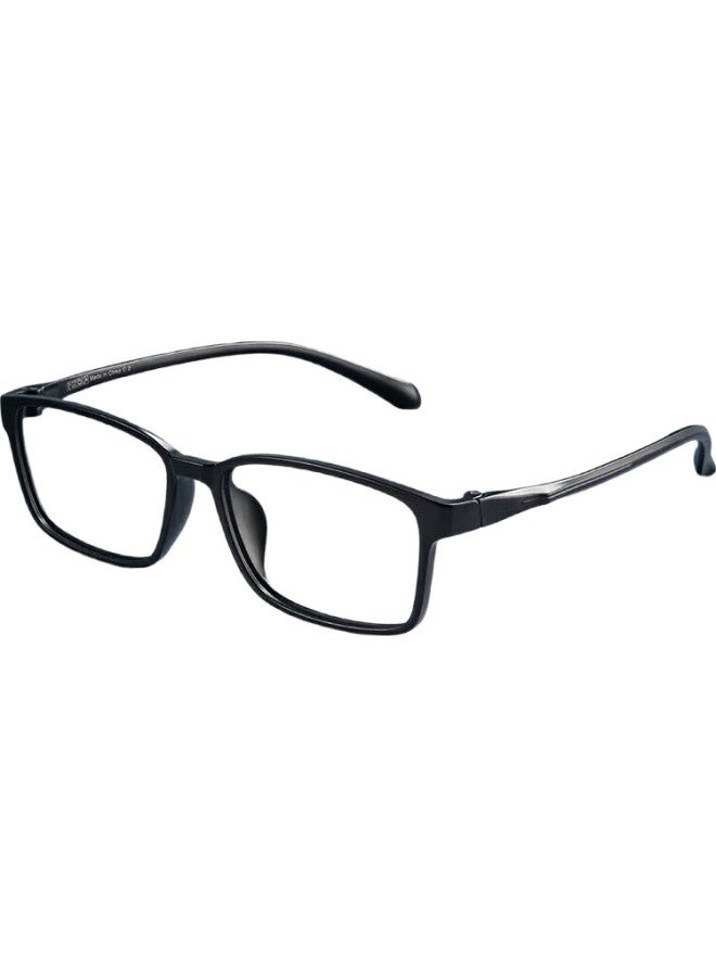 Mirror State Jingbang Anti-Blue Light Non-Prescription Glasses, Tr Ultra-Light Frame, Unisex, Can Be Fitted With Prescription Lenses For Myopia, 8815 Black - Image 2
