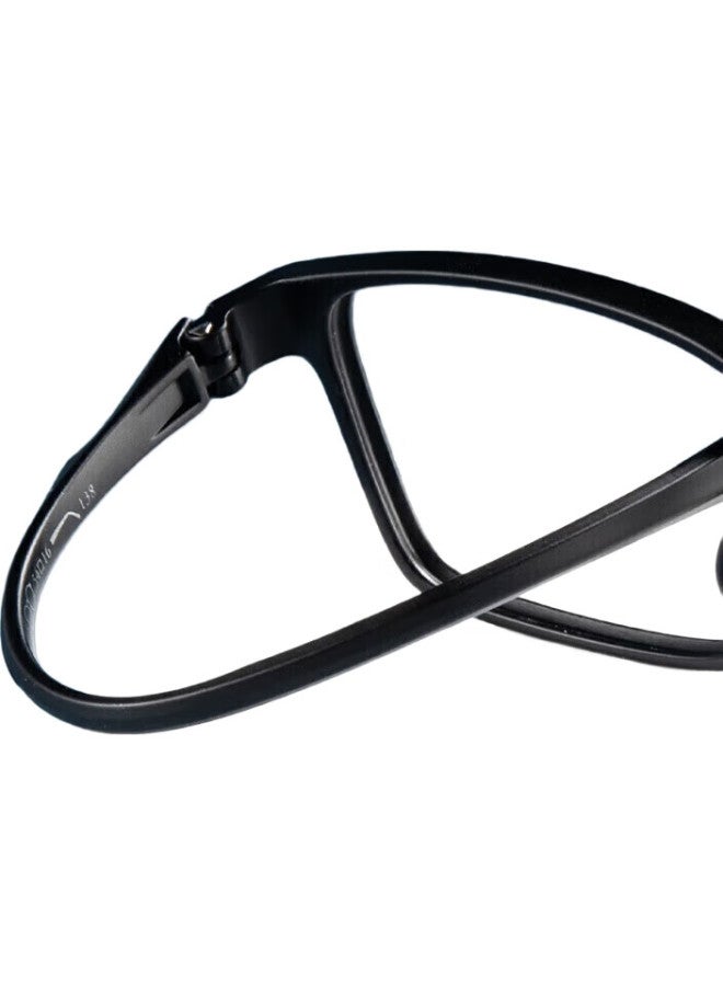 Mirror State Jingbang Anti-Blue Light Non-Prescription Glasses, Tr Ultra-Light Frame, Unisex, Can Be Fitted With Prescription Lenses For Myopia, 8815 Black - Image 3