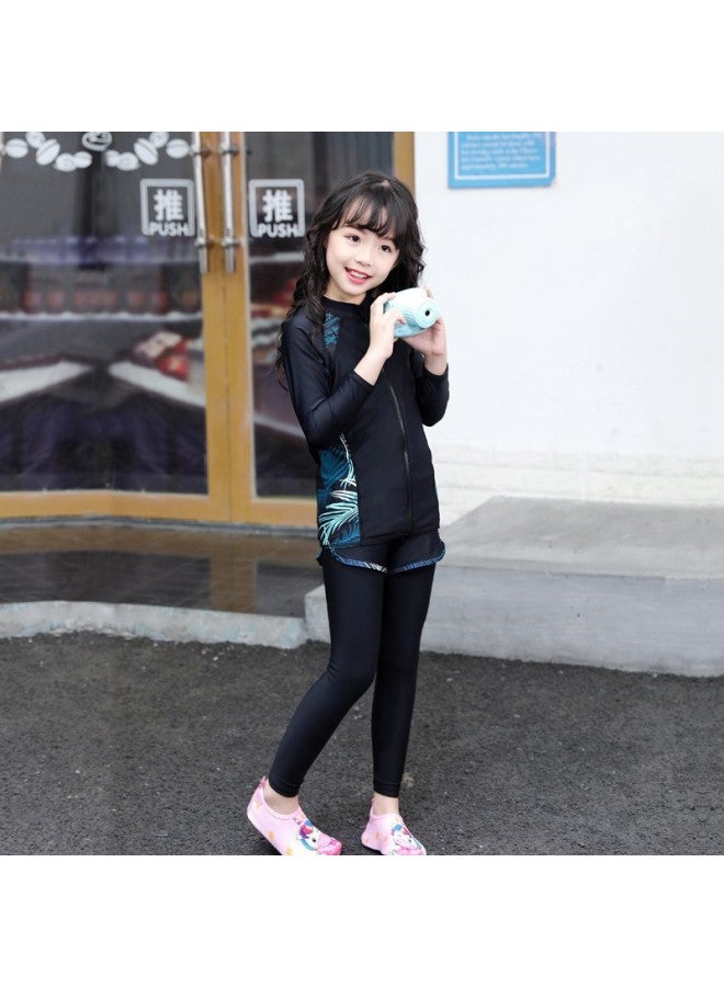 New Children's Split Suit Swimsuit Boys And Girls Summer Anti-sting Jellyfish Clothing Snorkeling Surfing Suit