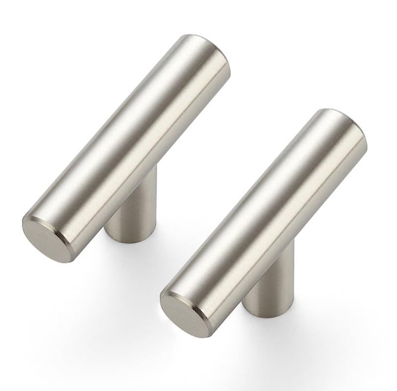 JOY DECOR 15 Pack Cabinet Knobs Brushed Nickel Cabinet Handles 2in Kitchen Cabient Knobs Single Hole Drawer Knobs for Dresser Drawers - Image 1