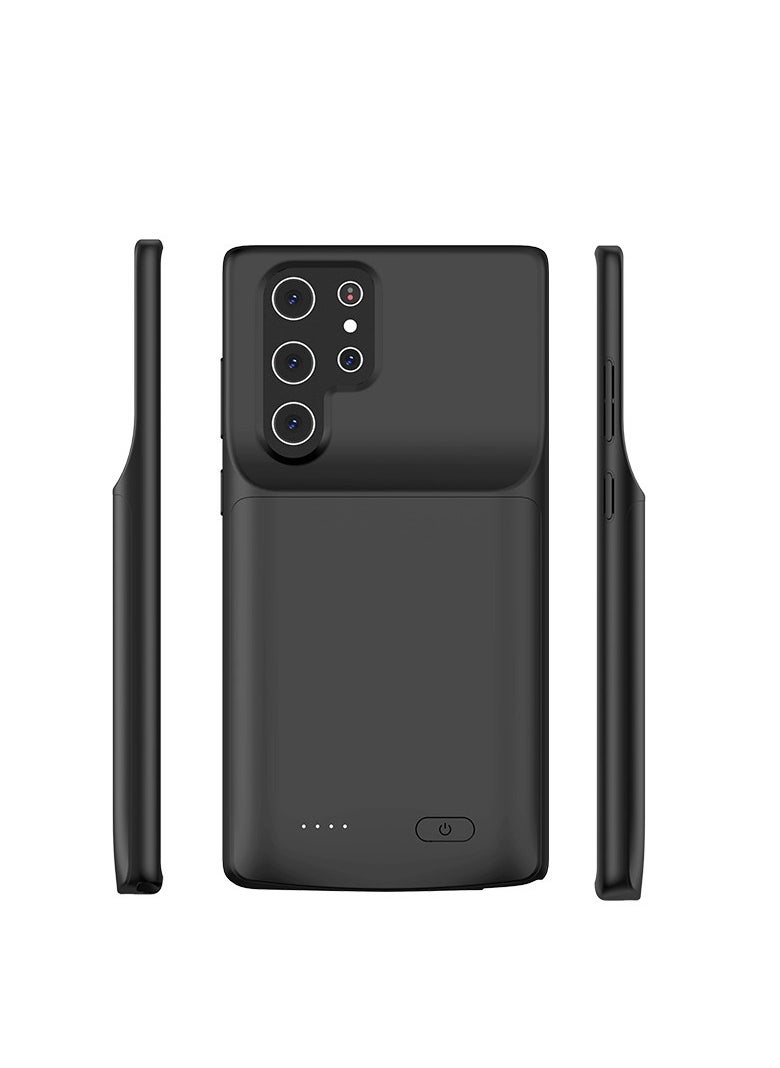 GULFLINK Wireless Protective Charging Case Cover For Samsung Galaxy S22 Ultra 4800mah Black  - Image 1