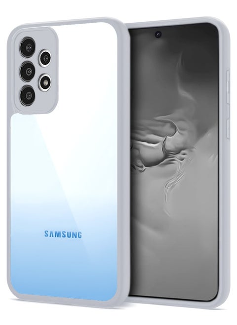 Bumper Protective Case for Samsung Galaxy A52 5G/A52 4G/A52s 5G Silicone TPU Bumper Ultra Durable Ultra-Safe Camera Optimum Solution (Natural Titanium)