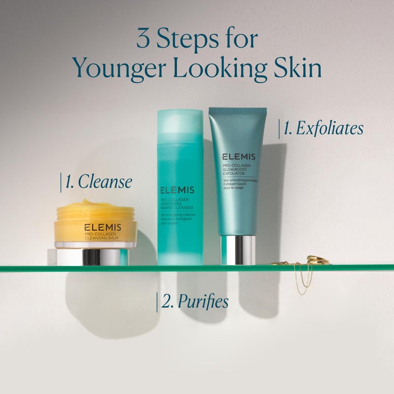 ELEMIS Pro-Collagen Glow Boost Exfoliator, Gentle Physical Facial Exfoliant Softens, and Polishes for Smooth, Glowing, Hydrated Skin, 100mL - Image 4