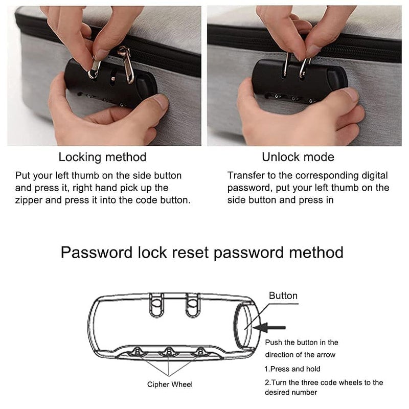 DKWIN Multipurpose Document Safe Small Bag for Storage Laptop, Passport & Certificates Portable Indoor and Outdoor Use Bag - Image 4