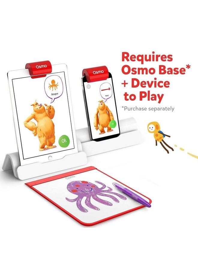 Osmo Osmo - Monster - Bring Real Life Drawings to Life - For iPhone, iPad or Fire Tablet - Educational Learning Games - STEM Toy Gifts for Kids - Ages 5 6 7 8 9 10 (Osmo Base Required - Amazon Exclusive)  - Image 2