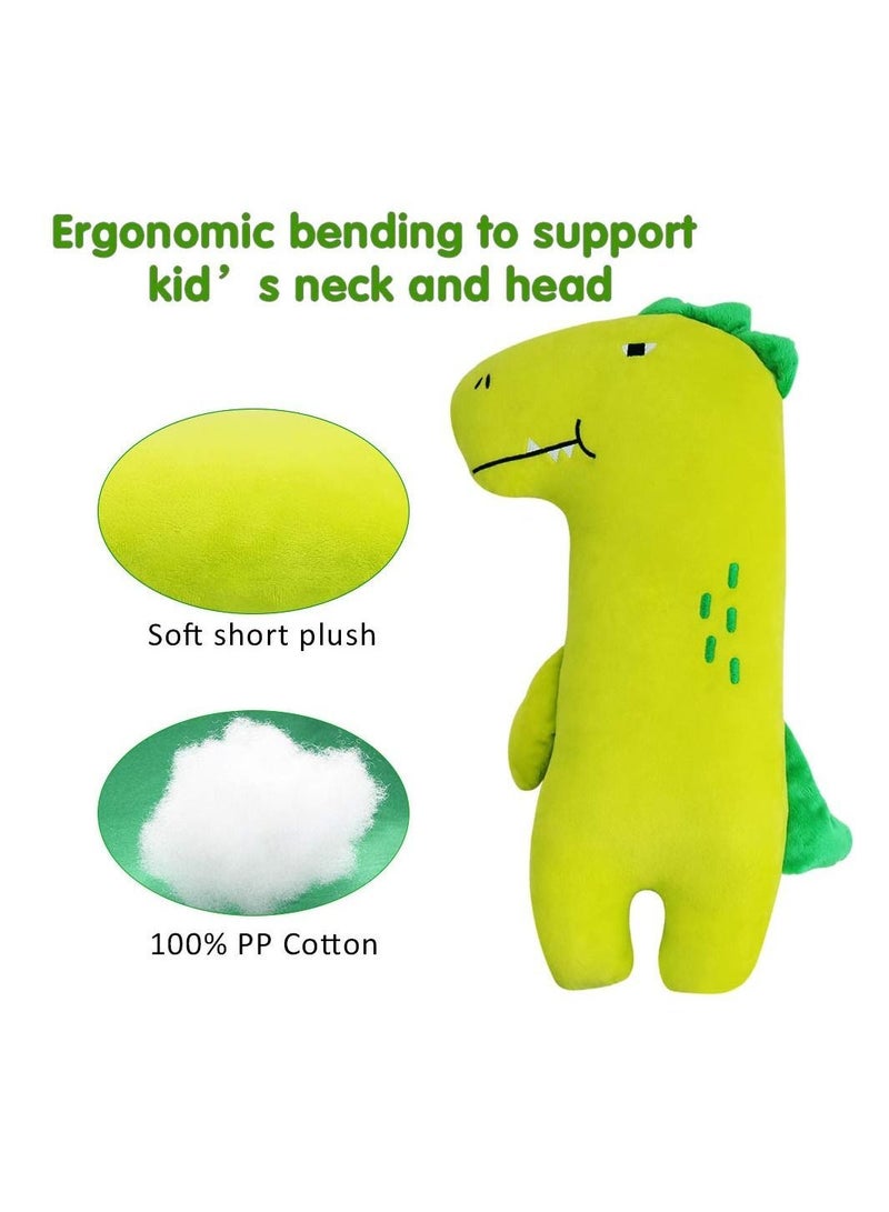 واي آند دي وسادة سفر للأطفال للسيارة ، حزام مقعد السفر على شكل ديناصور الأمان السيارة لمقعد كتف لدعم الرأس والرقبة وسائد حيوانات - Image 4