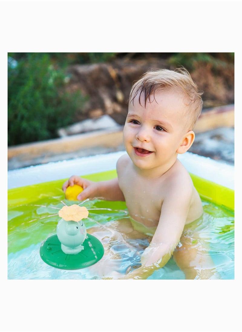 KASTWAVE - Baby Bath Toy Induction Shower Toys Floating Bathtub Toy Water Spray Swimming Pool Toy with 4 Water Spray Mode Water Spray Frog Funny Floating and Sprinkler Shower Toy Bathroom Floating Toy - Image 1