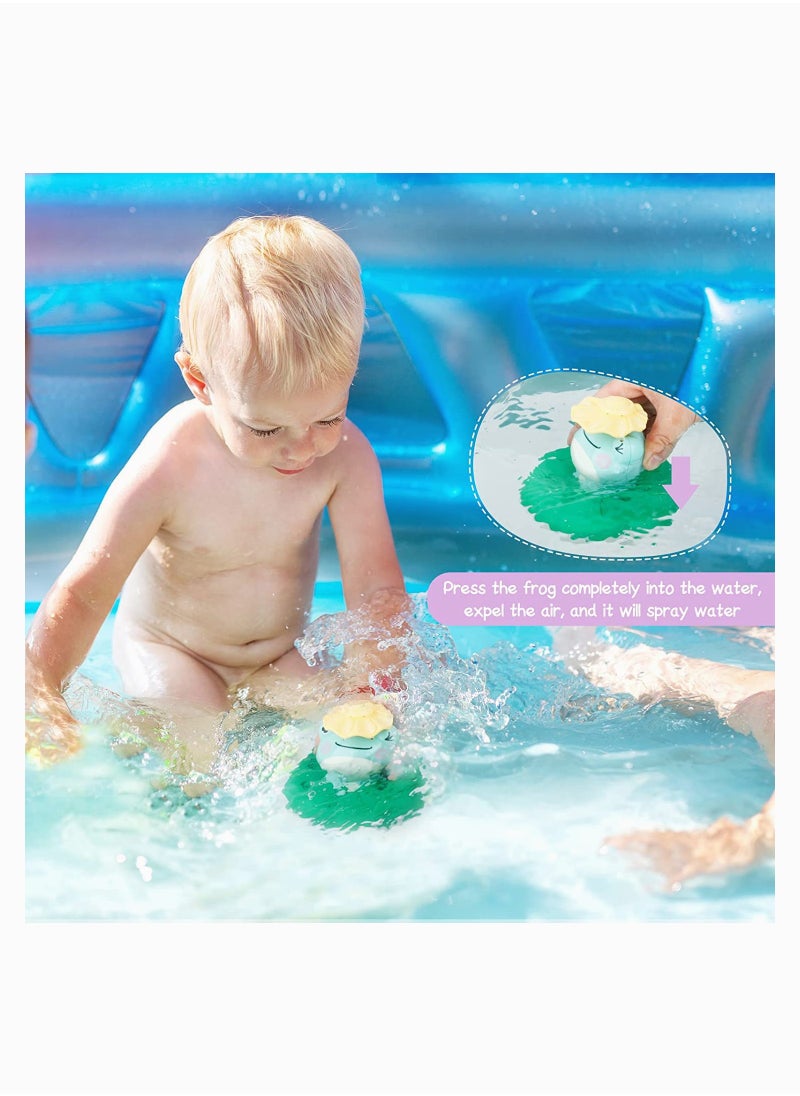 KASTWAVE - Baby Bath Toy Induction Shower Toys Floating Bathtub Toy Water Spray Swimming Pool Toy with 4 Water Spray Mode Water Spray Frog Funny Floating and Sprinkler Shower Toy Bathroom Floating Toy - Image 1