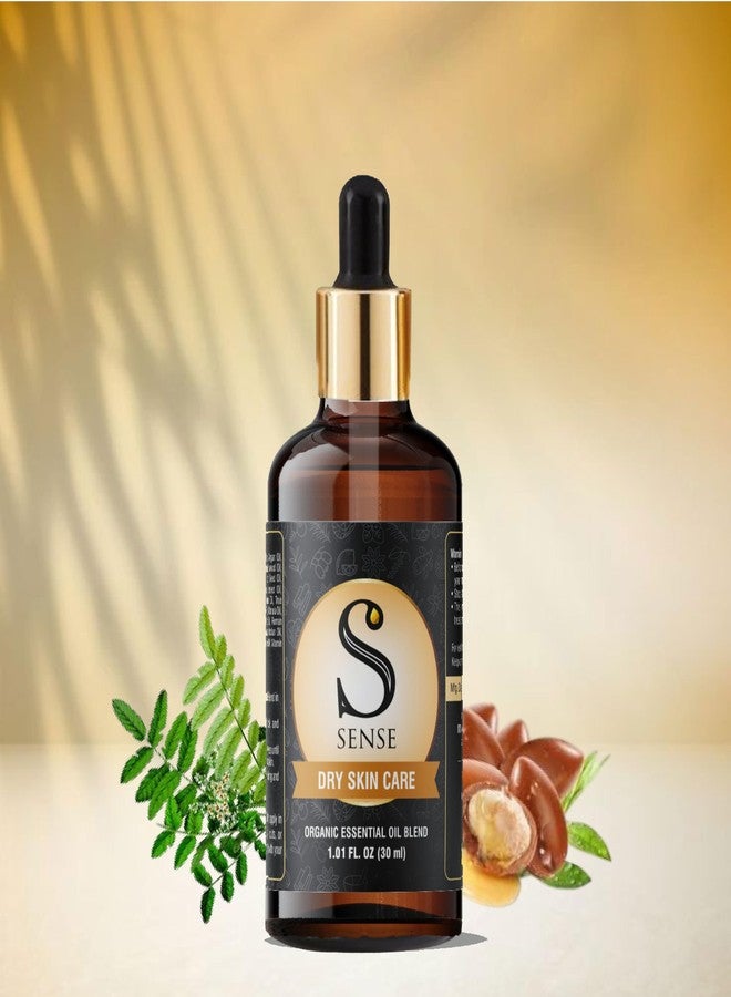 Ssense By Aish Dry Skin Care Essential Oil Blend 30ml - Natural Moisturizing Face Oil for Dry & Sensitive Skin - Hydrating Serum with Almond, Jojoba, Lavender, Vitamin E-Quick-Absorbing Daily Skincare - Image 1