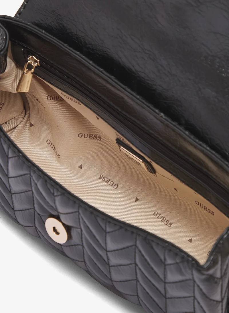 Guess  Cheryl Flap Over Convertible Crossbody Bag for Women | Best Price UAE