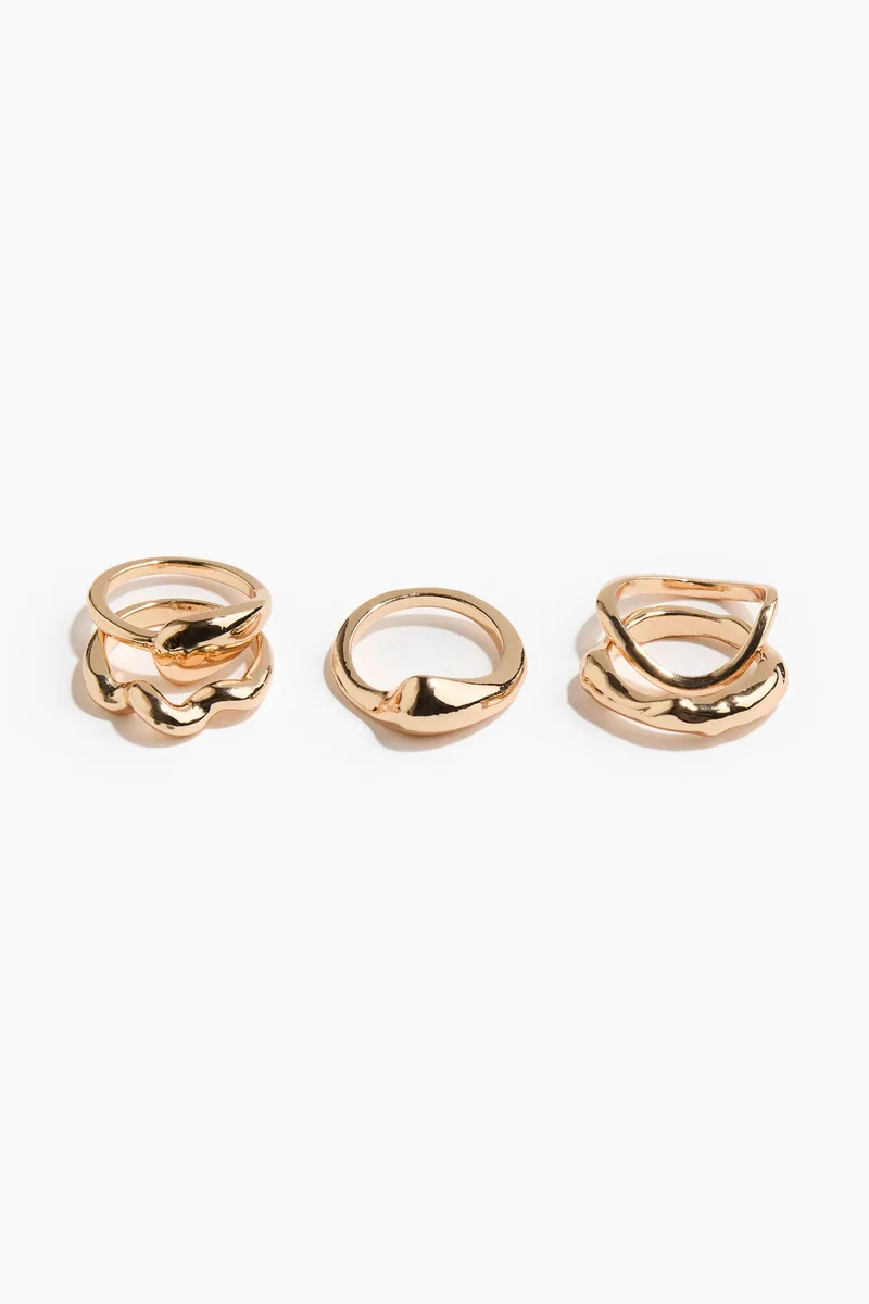 H&M 5-pack rings
